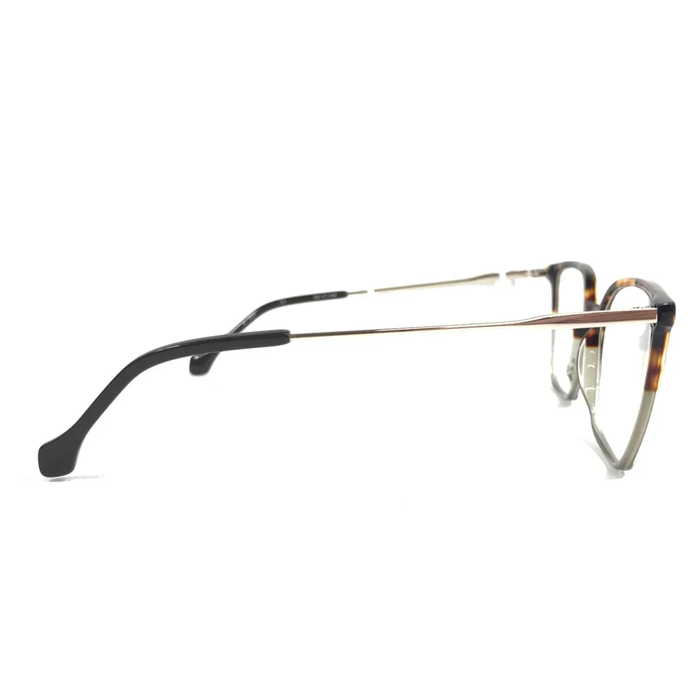 Adin Thomas Eyeglasses Frames AT-590 C1 Tortoise Smoke Gray Cat Eye 53-17-142